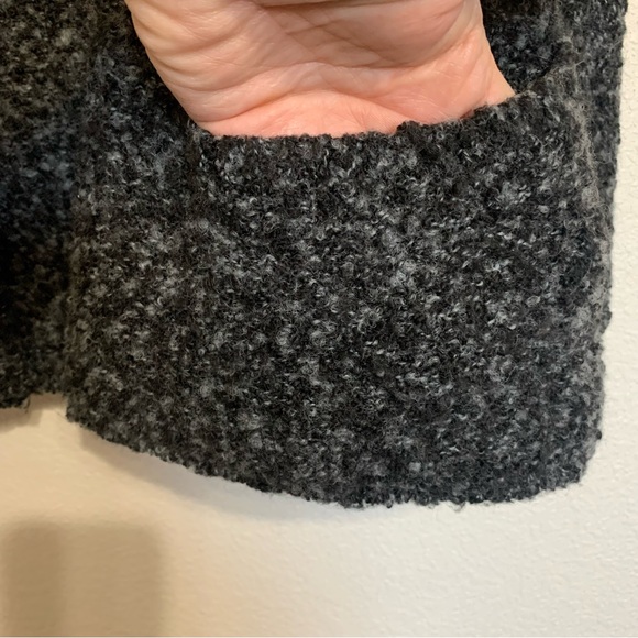 Mary Made In Italy Alpaca Wool Blend Open Front Cardigan Sweater - Picture 3 of 10